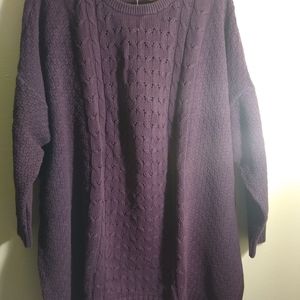 Old Navy Oversized Burgundy Sweater